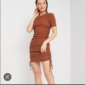 Brown Zara dress